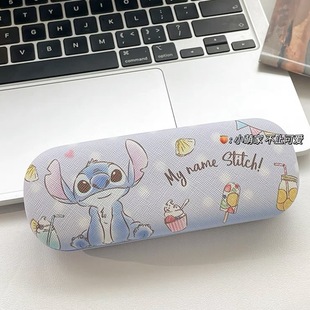 Cartoon glasses box myopia storage box compression-resistant portable cute anti-pressure students high-value high-end simple
