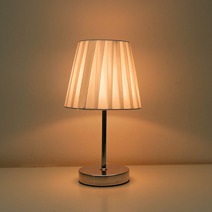 Solid wood fabric usb small table lamp bedroom bedside lamp study dormitory led night light creative atmosphere lamp decoration