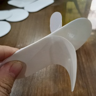Strong hook adhesive sticker sponge double-sided adhesive sticker round die cutting processing PT foam adhesive white high adhesive