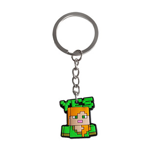 My world keychain doll car accessories key chain wholesale Doll Doll silicone gift pendant