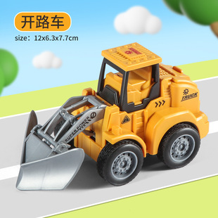 Children's toys pressing engineering truck excavator inertia back force car educational toys boys small gift wholesale