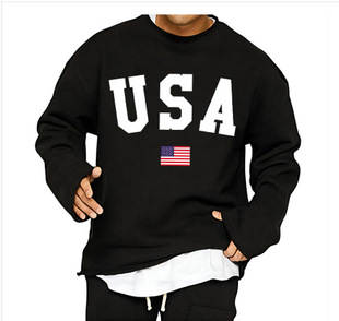 CC 2023 Autum Export New RounD Neck Sweatshirt Men's Casual Sports 3D Tool Digital Printing Sweatshirt