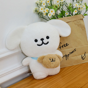 Satchel line dog toy plush puppy doll bed coax soft pillow couple doll wholesale