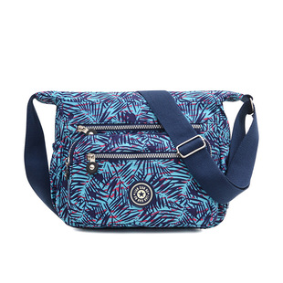 Factory wholesale custom logo washed nylon printing diagonal women's bag casual versatile mother shoulder backpack generation hair