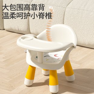 Children's Calling Chair for Dinner Household Small Chair Stool Backrest Chair Seat New Baby Dining Chair Baby Dining Table and Chair