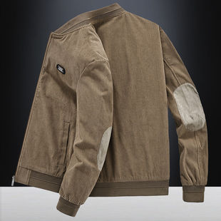 Jacket Men's 2024 Spring and Autumn New Tooling Loose Upper Clothes Men's Baseball Collar Retro Trendy Thin Jacket Men's Trendy