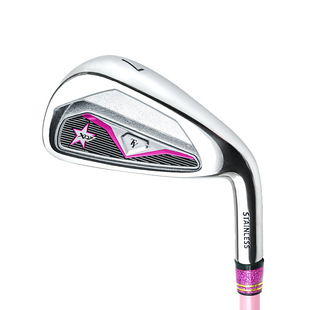 Golf Club 7 Iron Stainless Steel Head Low Center of Gravity 7 Exercise Club for Men and Women Golf Game Club