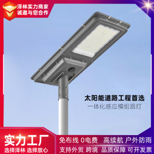 Cross-border Solar Light Solar Integrated Street Lamp Outdoor Human Body Radar Induction Project 6 m Factory