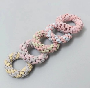 2024 new high elastic durable head rope rubber band girls hair rope adult high ponytail hair ring