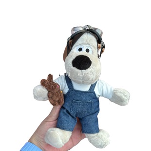Internet celebrity cute puppy pendant plush toy doll shopkeeper dog bag ornaments keychain Ragdoll doll
