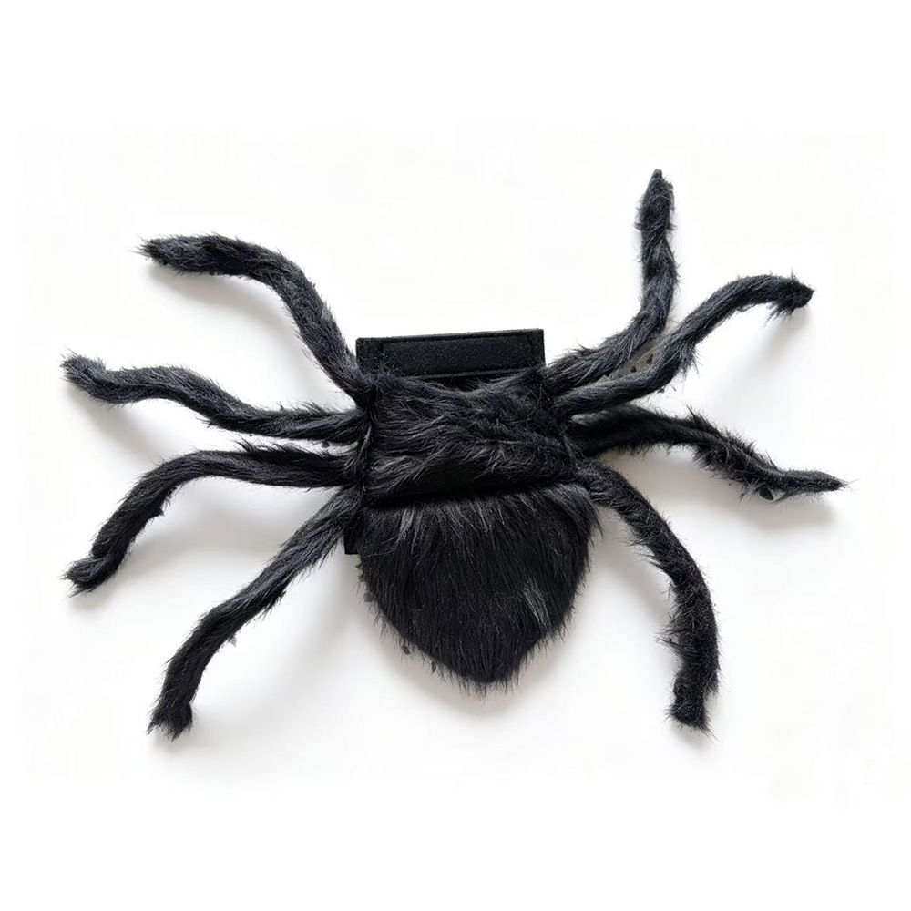 Cross-border popular pet spider costume, puppy and cat scary realistic plush spider transformation party outfit