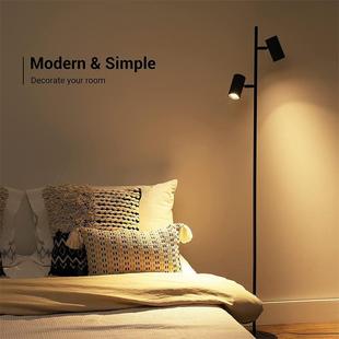 Floor Lamp Living Room Bedroom Office Study Table Simple ins Wind LED Spotlight Vertical Tree Lamp Amazon New