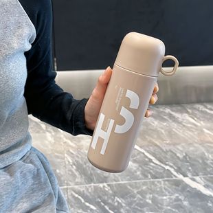 2024款小碗盖保温杯304不锈钢学生运动水杯会销礼品杯子可定logo