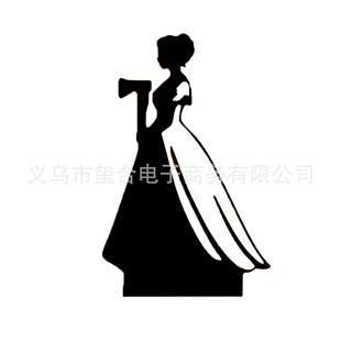 Cross-border New Funny Shadow Stand Halloween Funny reflection candlestick desktop ornaments