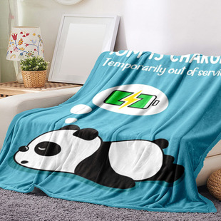 Cross-border Flannel Digital Printing Blanket Blanket Blanket Thanksgiving Gift Blanket for Son and Daughter for Mother