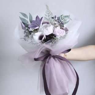 wrapped flower gauze diy flower bouquet packaging material variable shirting yarn easy to use wrapping paper flowers