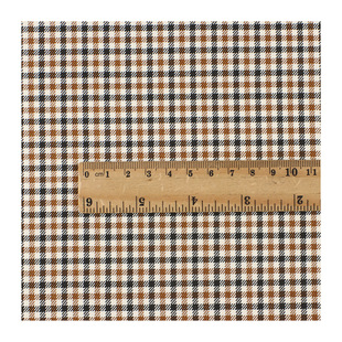 in stock new 170g polyester plaid fabric twill retro plaid fabric spring and summer dress JK skirt