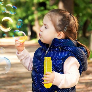 New Manual mini bubble stick children mixed hair more than small size bubble blowing water stick wholesale toys festival cross-border