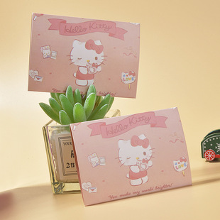 New Year Festival New Year's Day Message Card Sanrio Greeting Card Birthday Blessing Envelope ins Cartoon Cute Folding Card