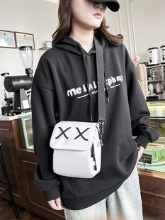 Cross-border Foreign Trade New Casual Fashion Women's High-end Shoulder Crossbody Bag Lightweight All-match Coin Purse Bag Men's