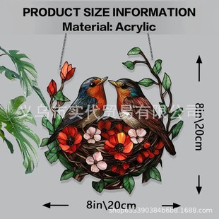 Трансграничные новые продукты День Святого Валентина птицы с веревкой