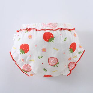 Girls summer underwear baby bread pants children's cotton pants 1 cotton baby a girls triangle bloomers wholesale