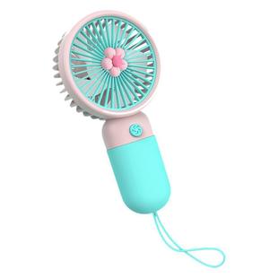 [Factory Direct Supply] Cross-border Hot Small Flower Mini Handheld Small Fan Portable Lanyard Fan Printing