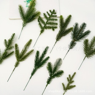 Source Cross-border Simulation Green Plant Green Komatsu Needle diy Christmas Tree Decoration Photography Props Plant Wholesale