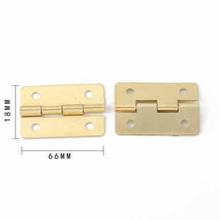 Factory supply round corner hinge antique cabinet door hinge flat open wooden door iron hardware craft electroplating gift box hinge