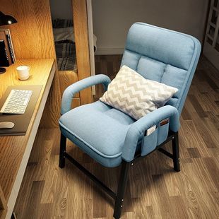 Computer Chair Sedentary Comfortable Folding Recliner Home Dormitory Nap Office Chair Adjustable Back for Lazy People