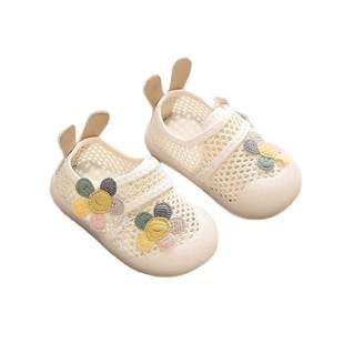 Children's library rabbit, female baby shoes princess soft sole 1-150.00g years old spring and summer toddler shoes baby children's net shoes