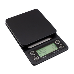 Kitchen Coffee Scale 3kg 5kg Precision Electronic Timing Coffee Weighing Household Food Weight Scale k07