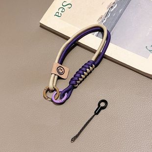British Style Mobile Phone Hanging Chain Braided Rope Mobile Phone Hanging Rope Advanced Light Luxury Wrist Women's Mobile Phone Chain Mobile Phone Rope Anti-drop