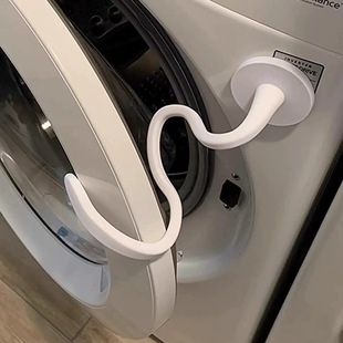 Front washing machine door strong magnet bracket strong magnetic washing machine door silicone bracket magnet snake bracket