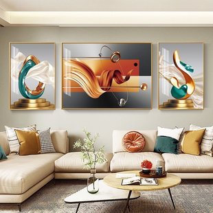 Background Wall Mural Living Room Decoration Painting Triptych Restaurant Bedroom Hanging Painting Framed Painting Crystal Porcelain Diamond Painting Scandinavian Style