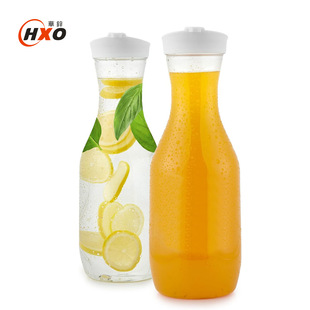 1500ml бутылка сока бутылка молока 50 унций круглая герметичная крышка бутылка холодной воды прозрачная пластиковая бутылка для напитков