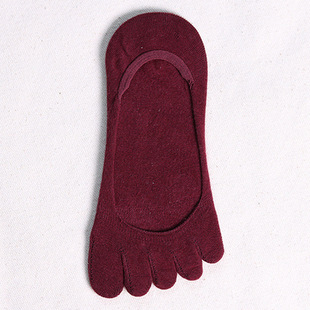 Women Toe Socks Non-Slip Silicone Socks Tabi Socks Summer Cotton Socks Breathable Invisible Boat Ultrathin Shallow Socks