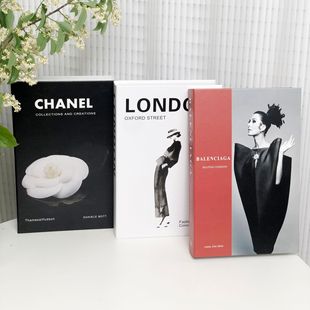 Modern Simple English ins Style Fake Book Soft Decoration Creative Decoration Prop Book Decoration Book Model Room Simulation Book Factory