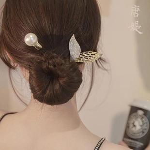 2023 New Advanced Sense Disc Hair Pull Mermaid Tail Disc Hair Artifact Ball Head Twist Clip Fashion Temperament