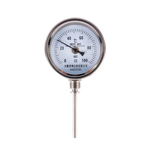 Plug-In bimetallic thermometer WSS-481 stainless steel Universal intelligent thermometer pointer thermometer