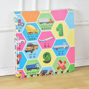 LN [1401 people praise] Tang poetry floor mat ancient poetry children climbing mat stitching bedroom baby climbing mat baby