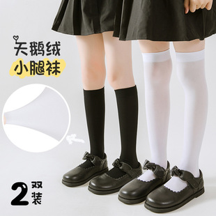 Girls' Socks Summer Thin Summer Calf Mid-Calf Socks Girls Over-The-Knee Stockings Spring & Fall Kidsren's Stockings