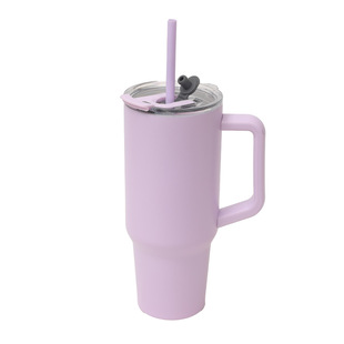 New outdoor car portable suction cup double-layer with handle car cup large capacity thermal insulation cold ice cup