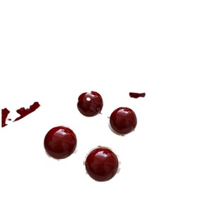 In autumn bi preparation! Angra Red Vintage Pearl Earrings for Women French High-end Sense Face Small Beautiful Earrings Earrings