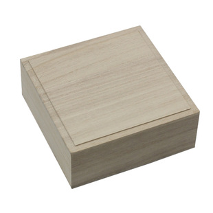 Wooden box rectangular solid wood storage box jewelry bracelet packing box retro color Buddha beads box Square small wooden box