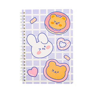 Creative cartoon coil book A5 small fresh simple loose-leaf notepad stationery wholesale student notebook