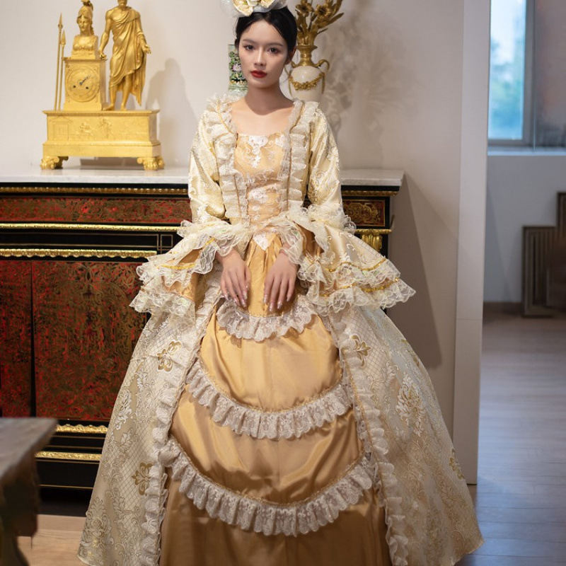 Court-Style European-Style Dress Petticoat with 3, 4, or 6 Hoops, Specifically for Evening Gowns and Wedding Dresses, High-Stiffness Petticoat Lining