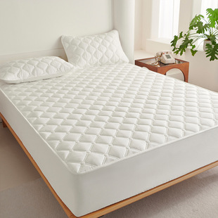 Class A 100 cotton pure cotton bed hat single piece quilted all-wrapped bedspread mattress protector anti-slip dustproof bed cover
