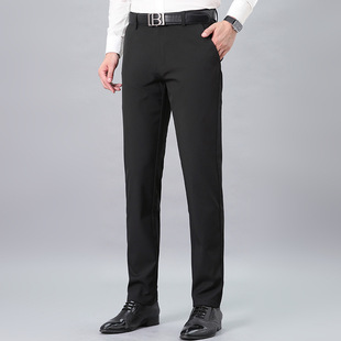Casual Business Men's Pants Fashion All-match Straight Stretch Men's Pants Four Seasons Men's Pants