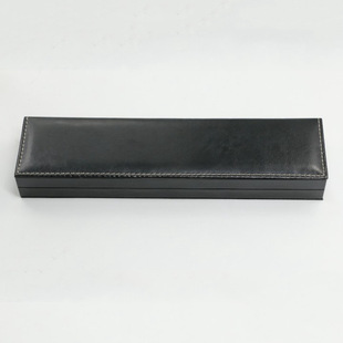 Litchi PU Leather Watch Box Advanced Business Watch Box Gift Box Flip Jewelry Storage Packaging Rounded Watch Box